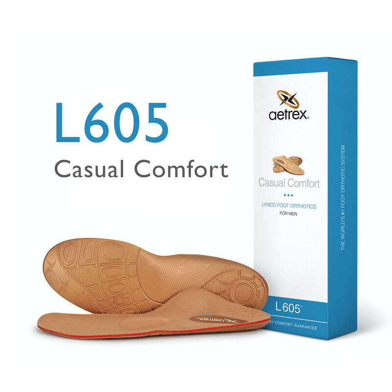 Men&#39;s Casual Comfort Med/High Arch W/ Metatarsal Support